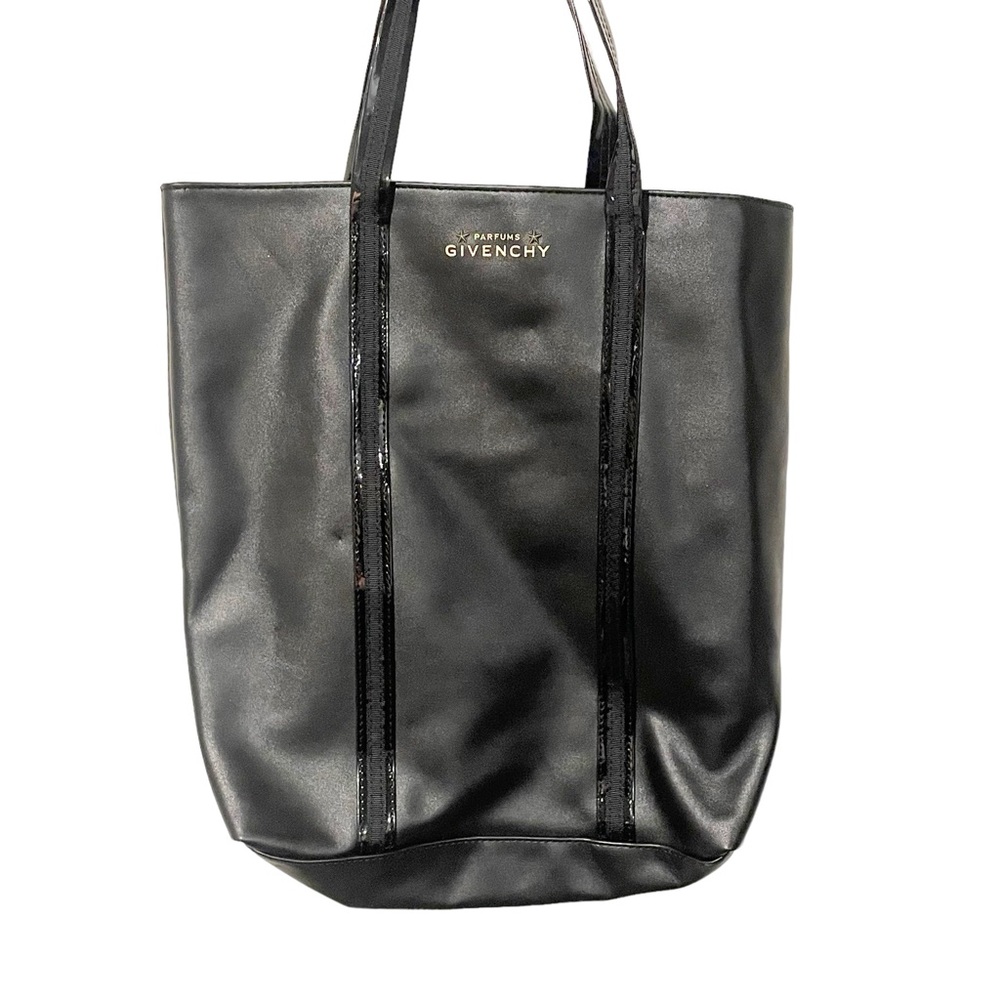 Givenchy‎ Parfumes Black Long Travel Beauty Tote Bag Shoulder Bag